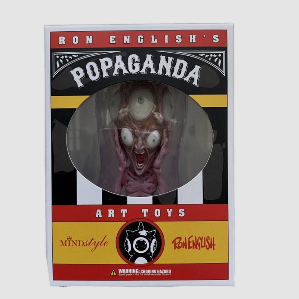 Ron English Popaganda Circus Sideshow Multi-Eyed Freak Vinyl Art Toy 🔥RARE